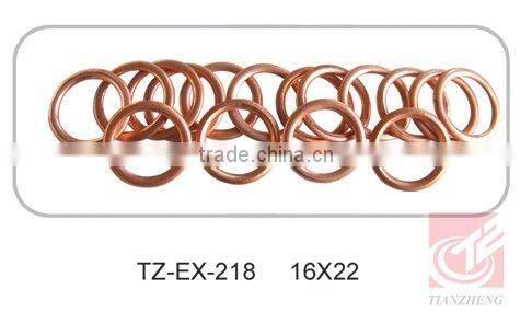 Exhaust gasket for cars or motorcycles