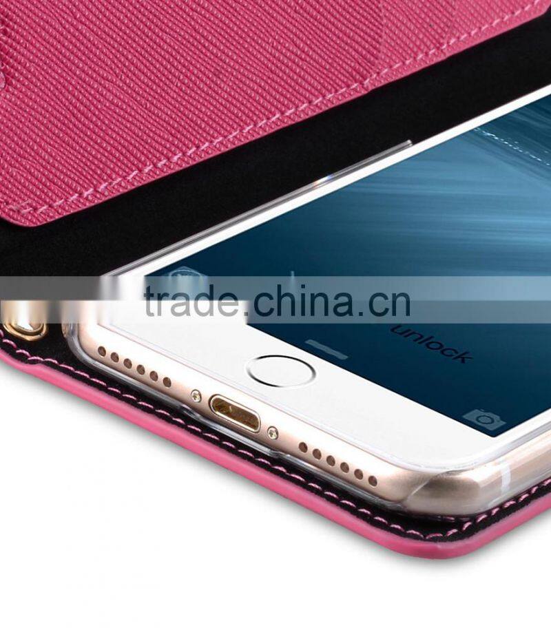 2016 Fashion Mobile Phone Case Wallet CASE PU Leather Case for Apple iPhone 7 (4.7")