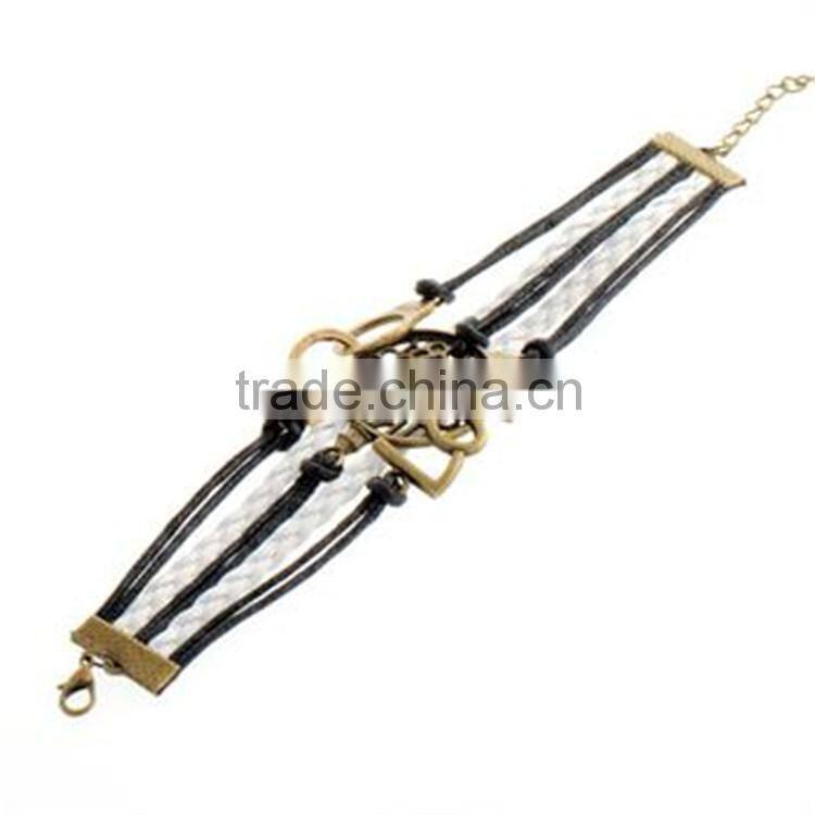 MYLOVE vintage clock bracelet leather love jewelry ML10000