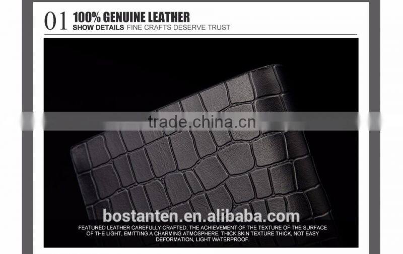 cowhide leather men short wallet pocket designer purses