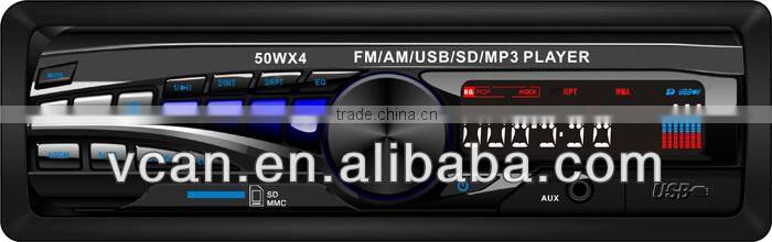 VCAN0732 In dash One din Car USB SD MP3 player FM radio