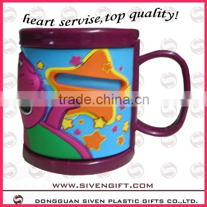 2011 fashion hot sell OEM soft pvc mug for giveaway gifts