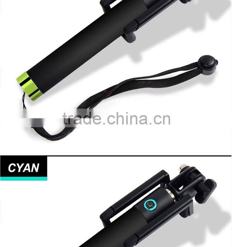 2015 new foldable monopod wholesale bluetooth selfie stick,Selfie-Stick With Shutter Bluetooth