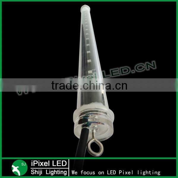 artnet controlled 3D DMX LED meteor light dc12v 64leds/m