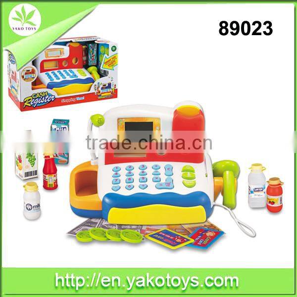 Plastic Kids BO Toy Cash Register