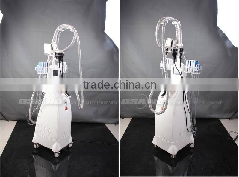 Slimming 5 IN1 vacuum roller+lipo laser+Cryo lipo fitness product for beauty parlors