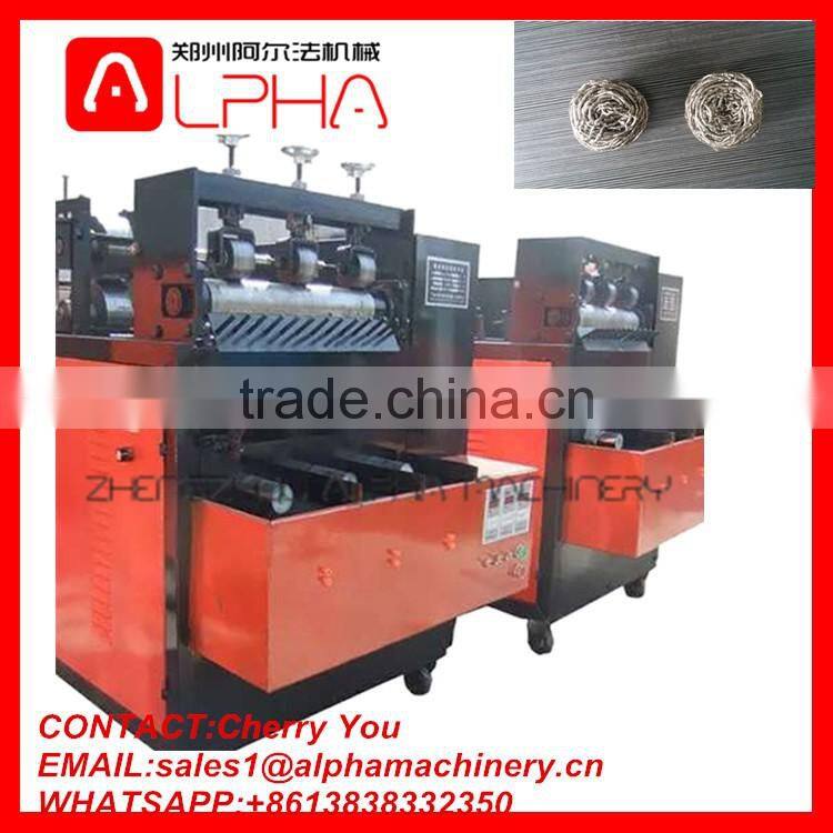 Best price scourer making machine/ mesh scourer making machine