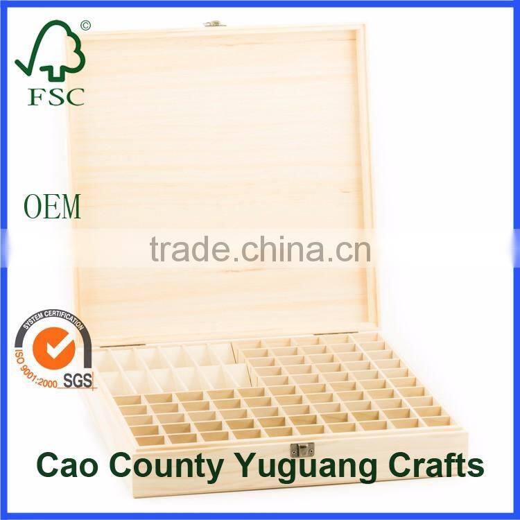 OEM essential oil packaging wood boxes wooden box factory