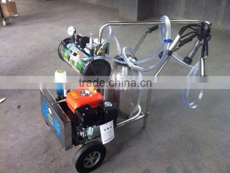 movable milking machine/vacuum pump cow milking machine