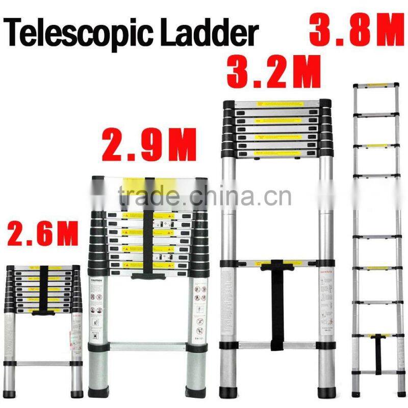 FOLDABLE STEP STEEL LADDER NON SLIP MATT TREAD STEPLADDER