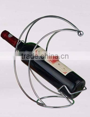 antique bar tools moon-shape Wire Wine Holder