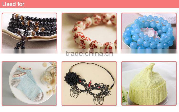 Heat resistant latex rubber thread elastic sewing thread rubber latex thread for knitting socks