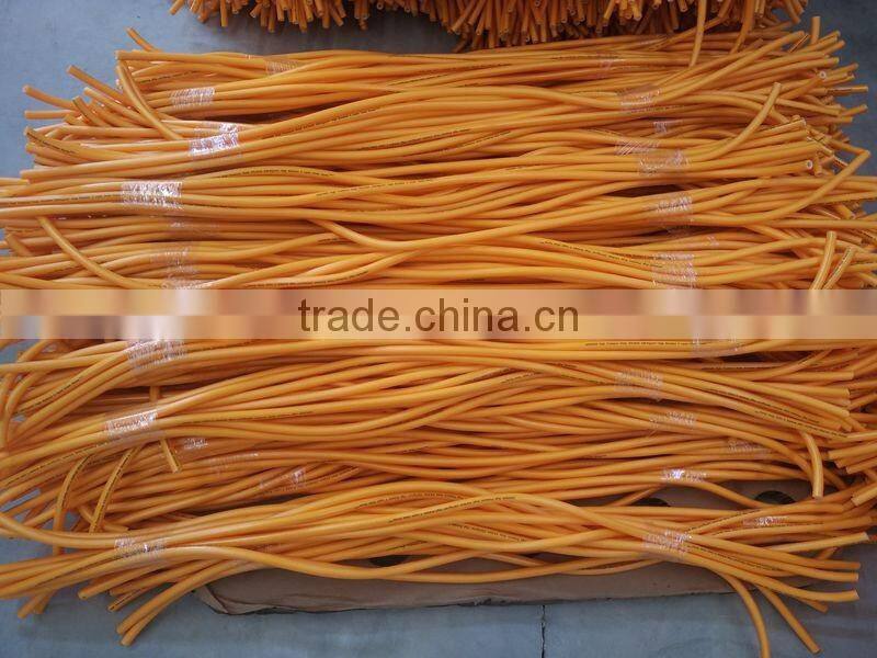Agriculture yellow transparent 8.5mm High pressure spray hose/Braided Plastic 8.5mm spray hose/transparent pvc spray hose