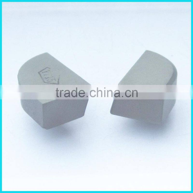 Type D1 tungsten carbide brazing tips for making end milling, periphery turning and boring tools