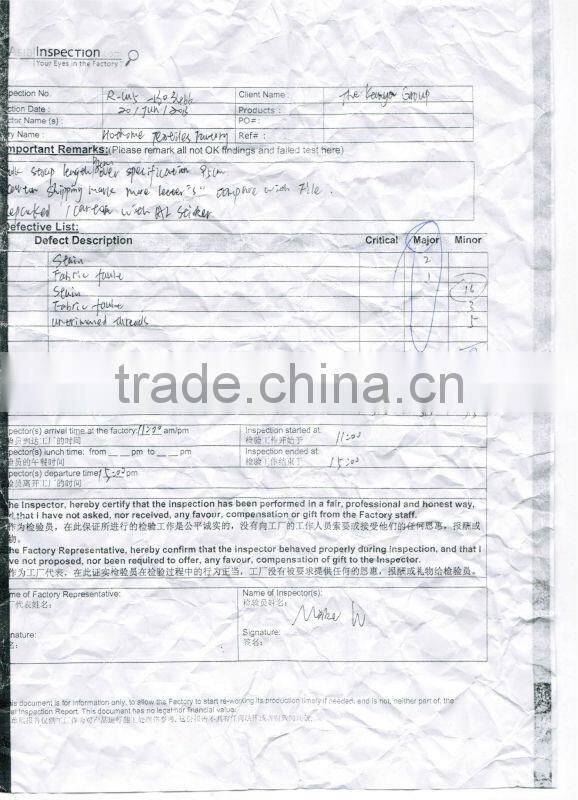 Adjustable neck strap black bib apron for waiter