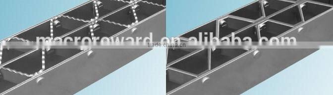 ASTM Q235 Stainless Steel Grating Bridge Decking Flooring Grating