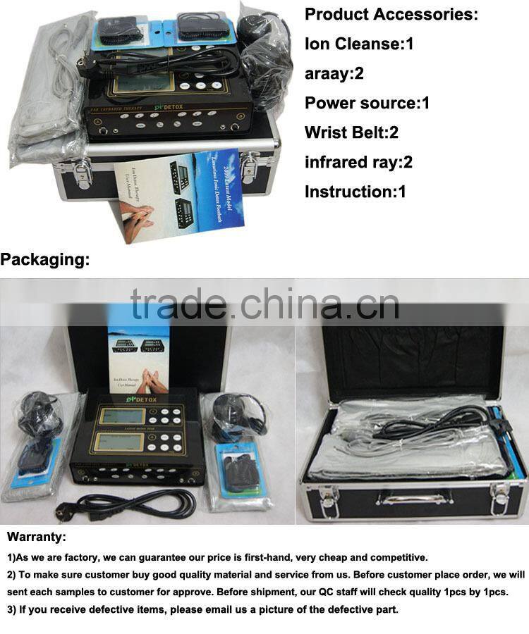 Best selling products body ion cleanse detox foot bath foot spa machine