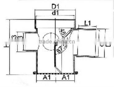 UPVC Floor drain DIN (PVC floor drain)
