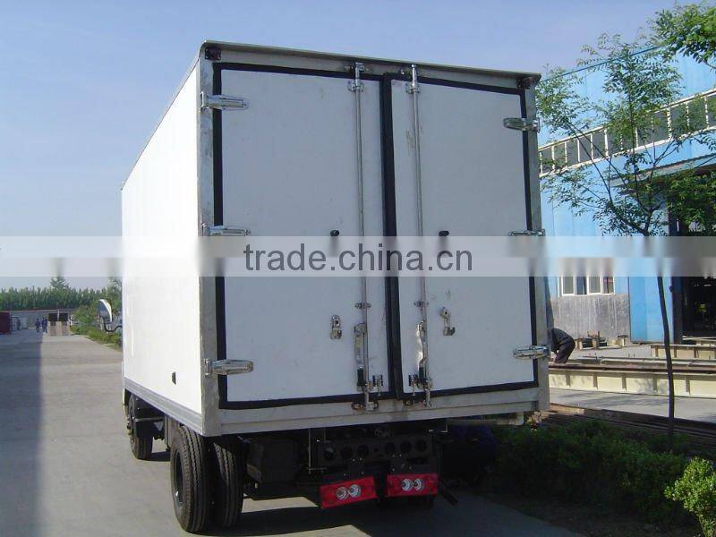 frozen food fish vegetables truck body plastic cargo containers