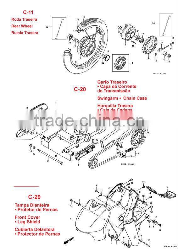 OEM quality bajaj boxer ct100 bajaj chetak india bajaj pulsar spare parts
