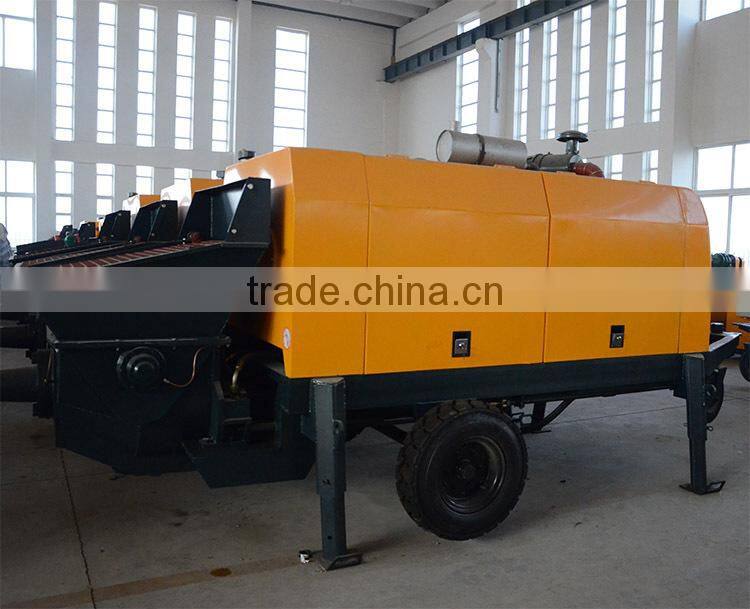 S Valve Small Portable used for Concrete Conveying Diesel Engine Concrete Pump