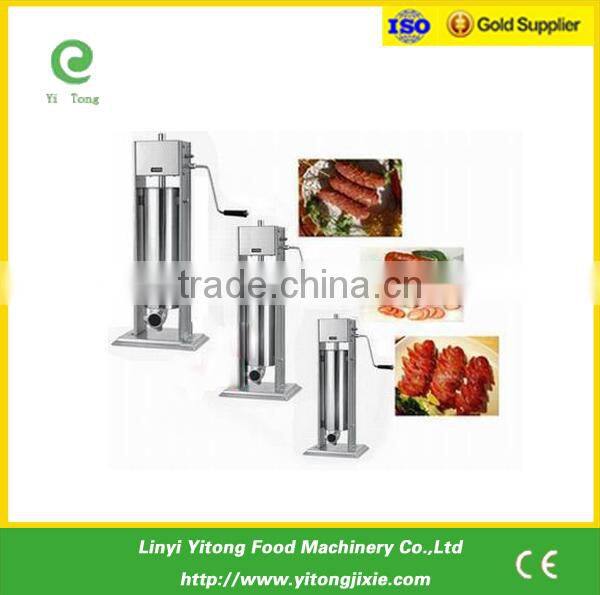 Manual stainless steel hot sale hand operate hydraulic sausage stuffer