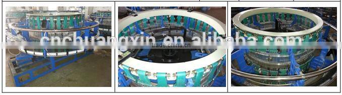 Mesh bag knitting machine for circular loom