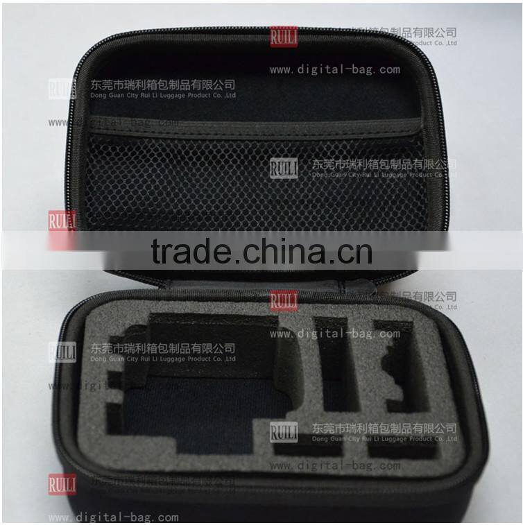 EVA travel bag for extreme sport camera nylon material