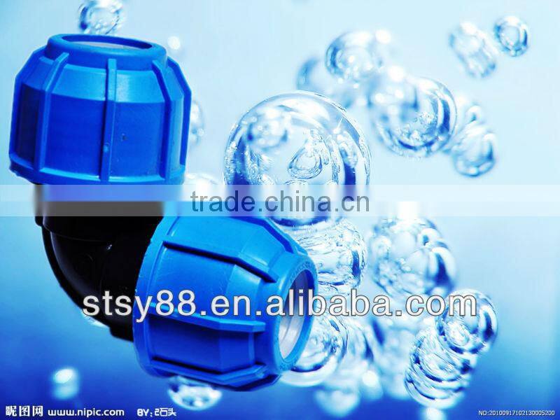 pp compression fittings plastic equal tee