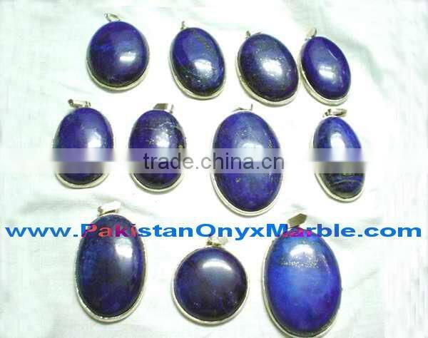STERLING SILVER PENDANTS LAPIS LAZULI JEWELRY