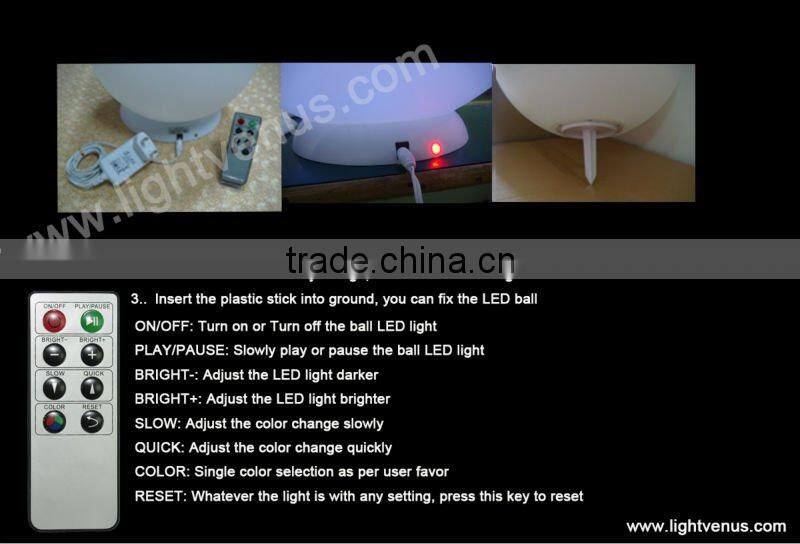 Birthday Party Atmosphere Creating Ball Shaped LED Mood Light