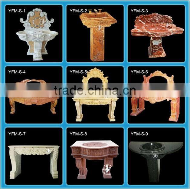 western marble basin design hand carved