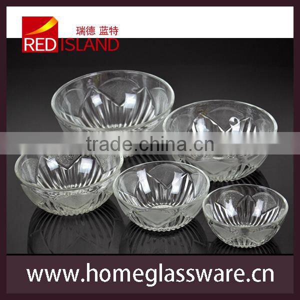 glass bowl set, salad bowl, soup bowl