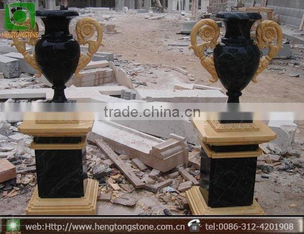 Black Christmas Flower Pots