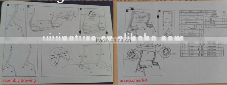 Garden Children swing chairs with metal frame