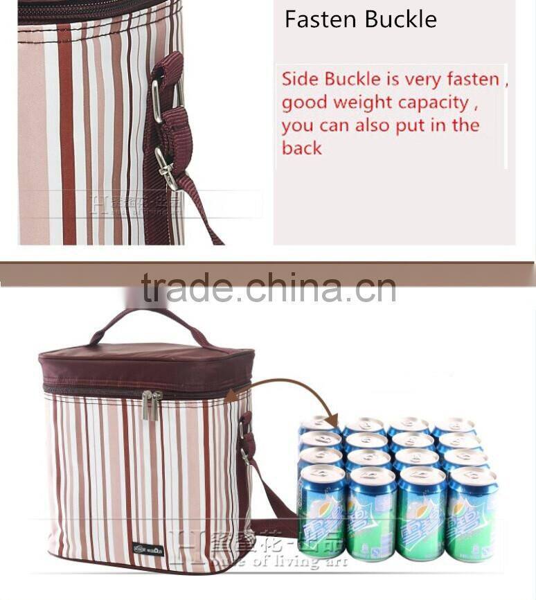 Waterproof 8.9L Travel Picnic Lunch bag Snack Tote Isothermic Cooler Handbag With Set of Lunch Box