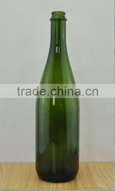 Factory price wholesale glass bottle for beer champagne blue green amber black