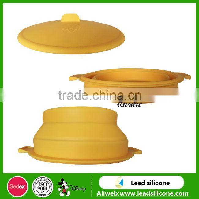 Food grade unbreakable microwave safe silicone bowls