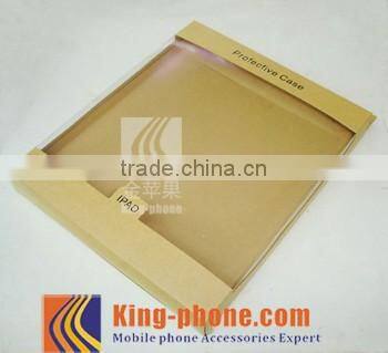 Customized paper box for cell phone case with plastic hang hole, cell phone box