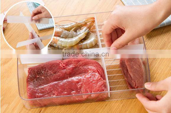 Wholesale Stock Small Order Kitchen Plastic Food Seal Crisper Box