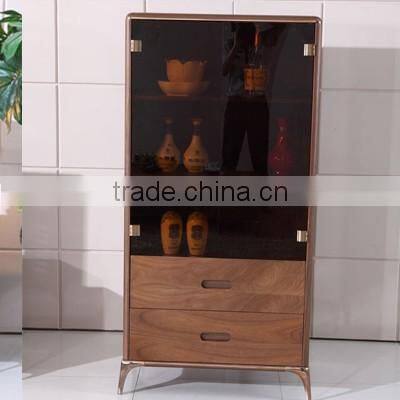 French classical wooden console table with drawers