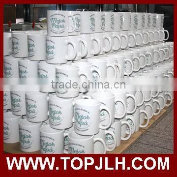 liling 11 oz plain white blank sublimation coffee ceramic mug