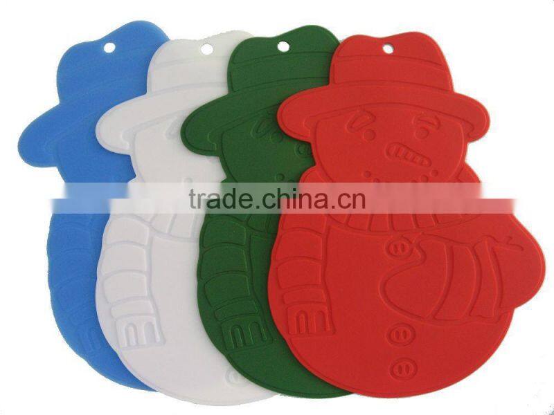 New style the santa claus shape silicone baking mat