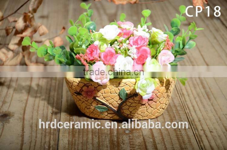 Newest cement flowerpot and planter for home and garden