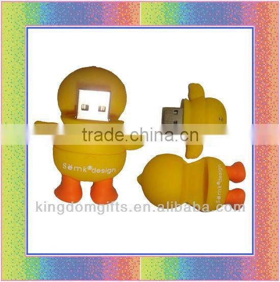 Yellow Ducks Design Silicone USB