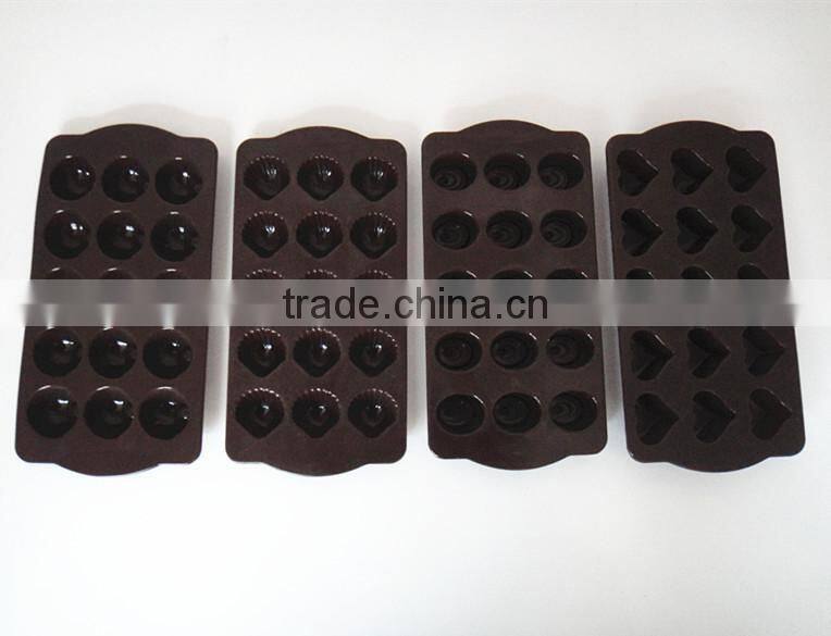 Seashell shape food grade silicone chocolate mold cake mold