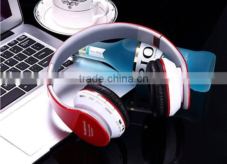Cheap stereo mp3 wireless headphone ,stereo wireless bluetooth headset, earphone headphone bluetooth with micrphone