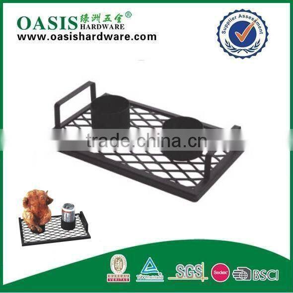 Stainless Steel BBQ Chicken Cooker Grill the beer bird chicken rack