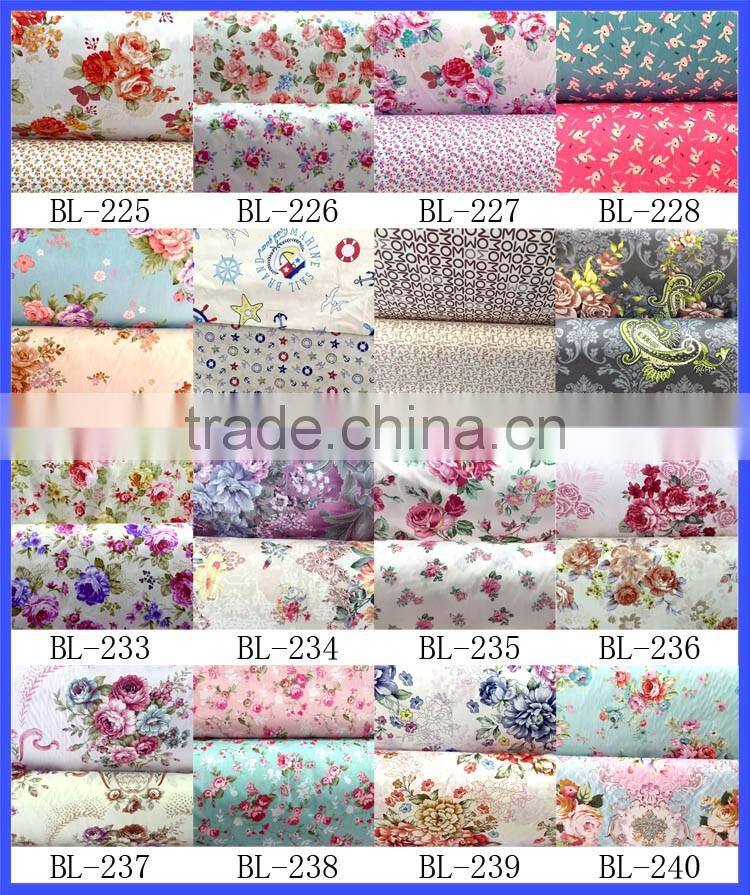 Wholesale Cheap Floral Cotton Fabric Colorful Printed Cotton Fabric 100% Cotton Fabric