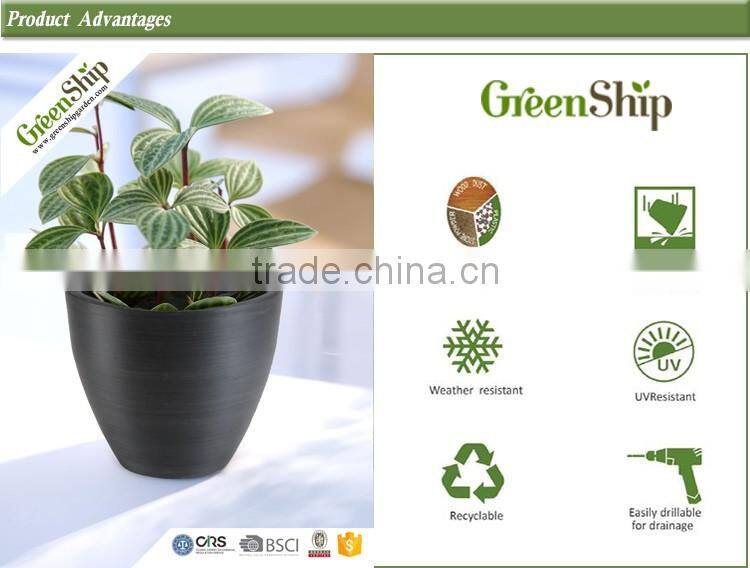 Home decorative indoor planter plastic